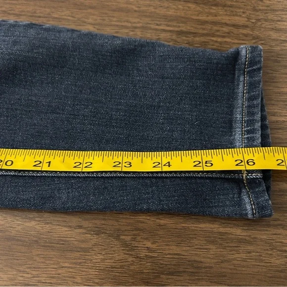 ❤️ PAIGE Dark Blue Verdogo Ankle Skinny Jeans 27 - Picture 11 of 12